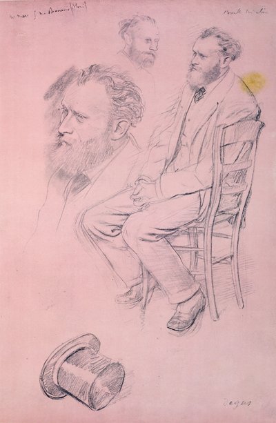 Study for a Portrait of Edouard Manet (1832-1883) 1864-66 by Edgar Degas